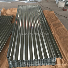 Cubiertas de metal Cubiertas de acero corrugado de zinc para techos 32GA